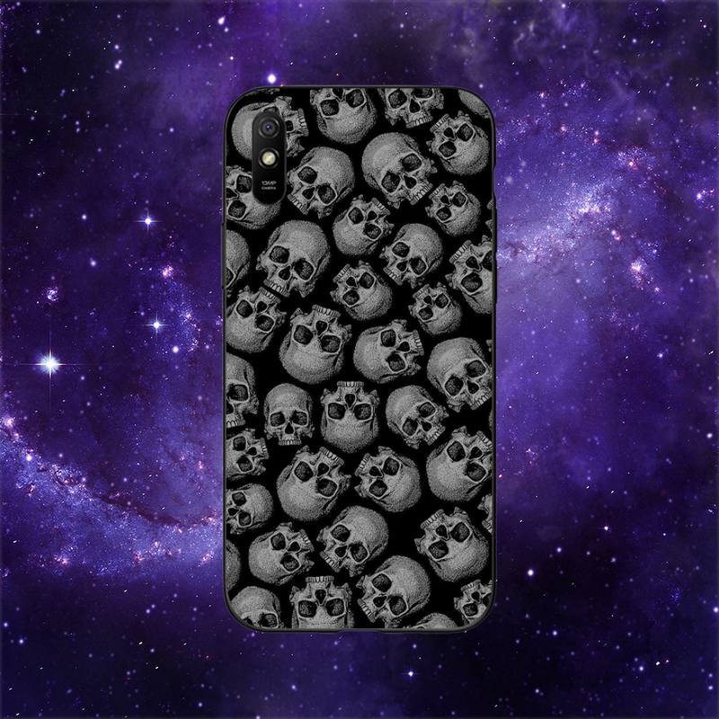 Horror Skull Phone Case For Xiaomi9 10 11PRO LITE Redmi NOTE7 8 9 10A PRO K40 Poco3 Shell