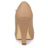 Allegra K Women's Platform Stiletto Heel Round Toe Pumps, Skin Tone, Size 24.0cm