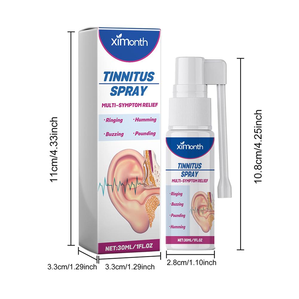 Tinnitus Relief Spray Improve Ear Ringing Discomfort Soothing Ear Itching Hearing Improvement Earwax Cleaner Anti Tinnitus Spray