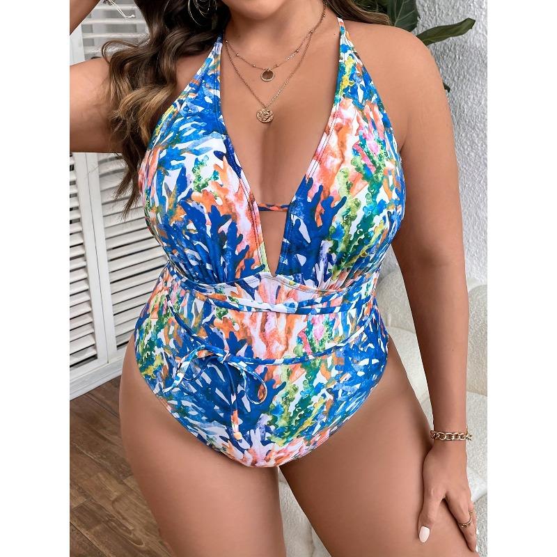 Büyük Beden Kadın Yüksek Bel Bikini Mayo Takımları, Kadın Mayo & Giyim