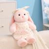 New Small Fresh Flower Skirt Rabbit Doll Plush Toy Floral Skirt Cute Rabbit Doll Soothing Pillow Gift
