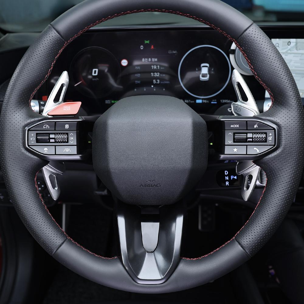 For Hyundai IONIQ 6N 2026-2026 Aluminum Alloy Steering Wheel Shifter Paddle Cover Trim Accessories