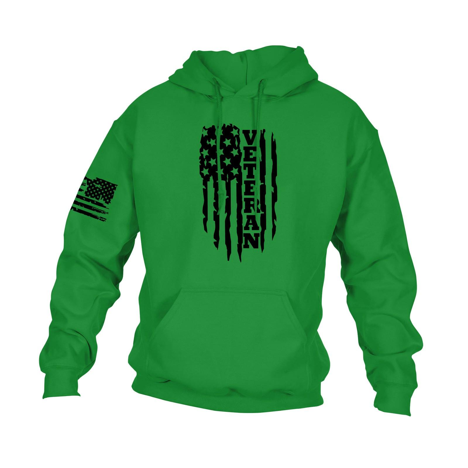 

Men s Casual Hooded Loose Long Sleeve Printed Sweatshirt With Pockets XL зелений