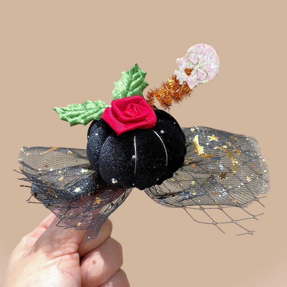 Bow Pumpkin Hair Clips Ghost Witch Hat Hairpins Halloween Hair Clip Halloween Hair Accessories