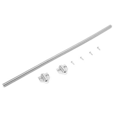 1 Stück 40 cm lange Türschlaufe mit dreieckigen Enden für freiliegende Einsteckmontage zum Schutz des Drahtkabels