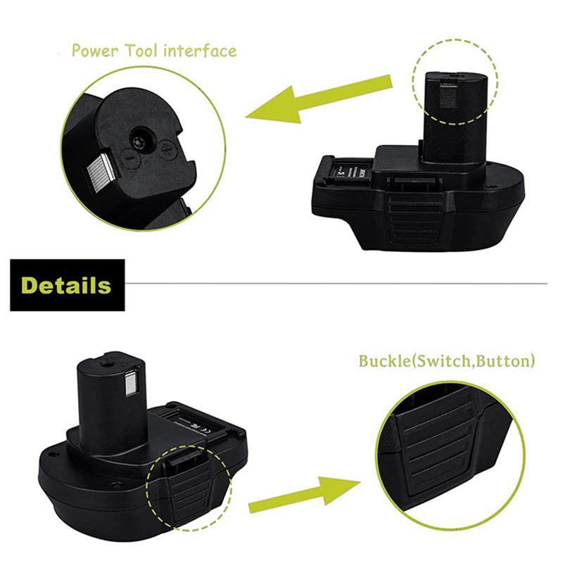 

BHBL MT20RNL Battery Adapter Converter for 18V BL1860B/BL1860/BL1850B/BL1850/BL1840/BL1830B/BL1830to for China Mainland