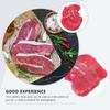 Angoily Sliced Beef Artificial Fake Beef Fresh Steak Lifelike Steak Simulation Meat Model Prop Realistic Food Ornament for Home Kitchen Party Display