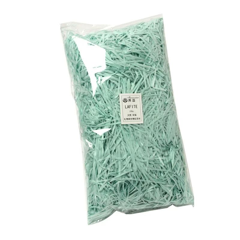 500g/1000g Färgglad Hackad Raffia Fyllning Krusat Papper Färgglad Fyllning för Födelsedagspresentlåda Fest Bröllop Juldekoration
