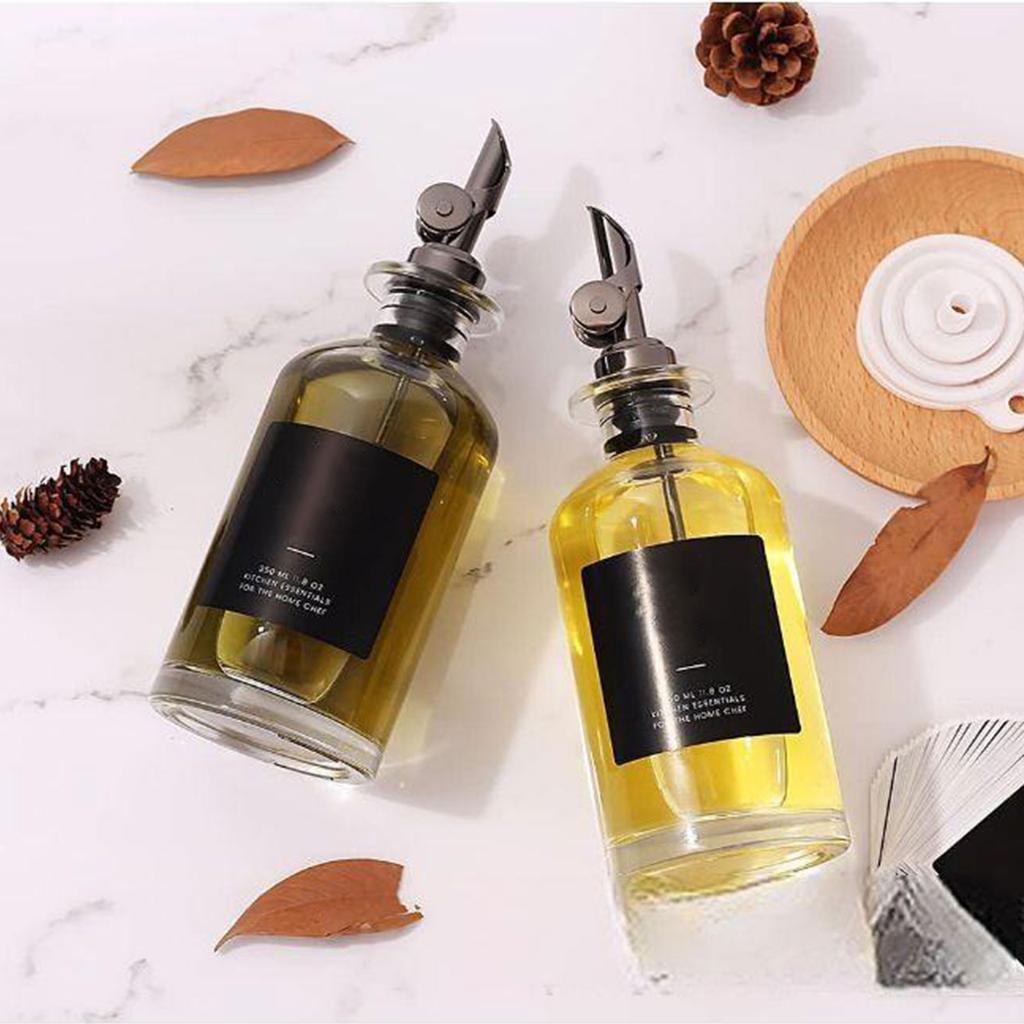 Glass Olives Oil Dispenser Bottle Seasoning Bottle Vinegar Bottle for Restaurant Coffee Syrup Dispenser Kitchen Tool