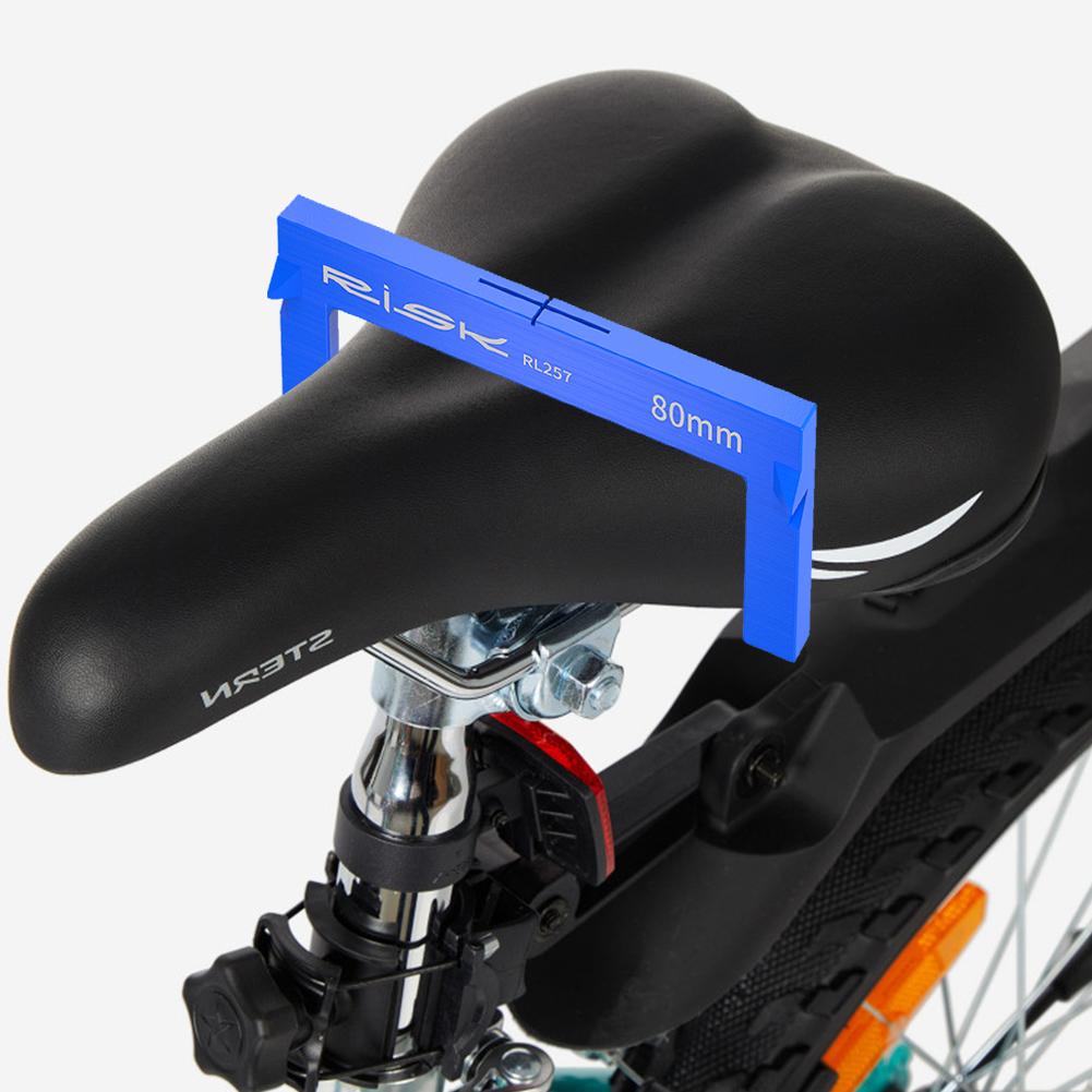 RISK Měřidlo výšky sedla jízdního kola Nástroj pro měření sedla jízdního kola Středové polohovací měřidlo středového složení
