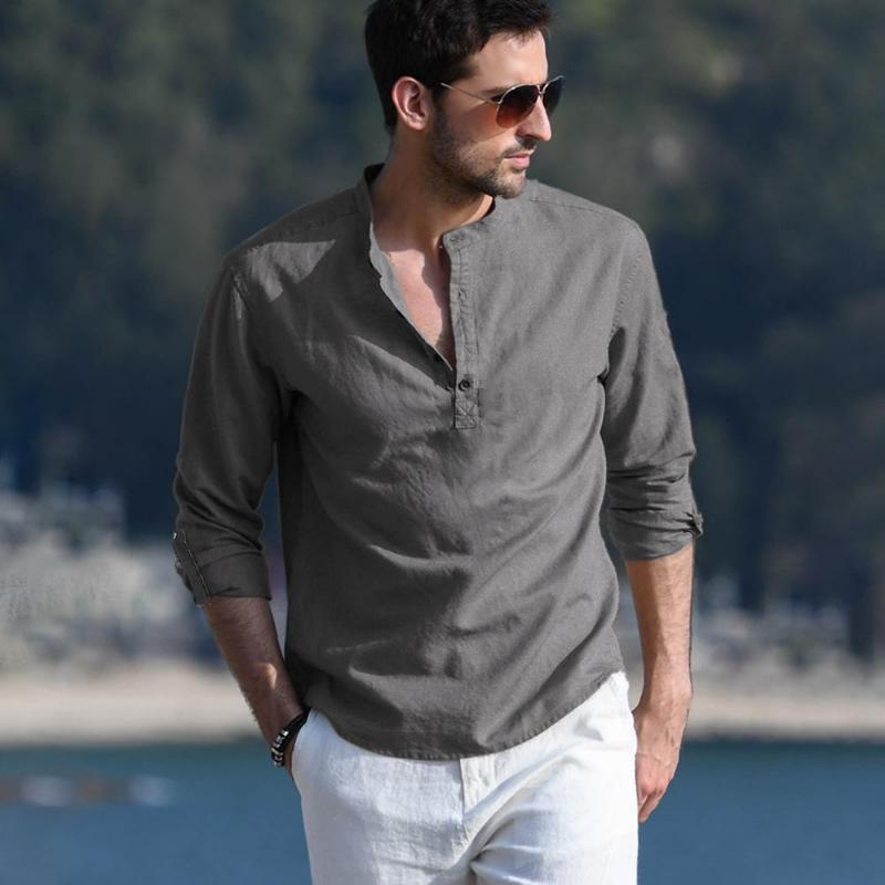 

Рубашка с длинным рукавом мужская.