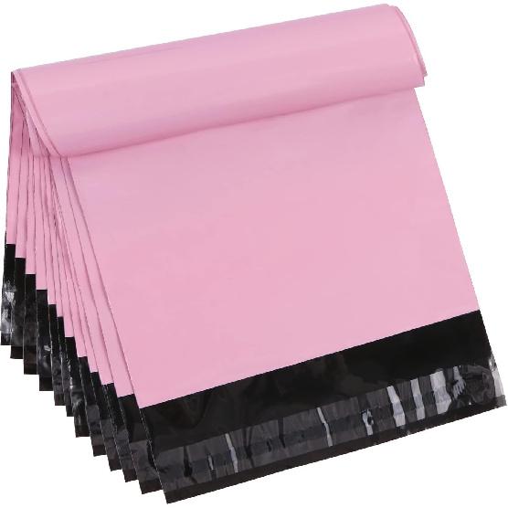 10 x 13.6 inch Pink Poly Mailer Envelopes Shipping Bags with Self Adhesive Strip, Waterproof and Tear-Proof Postal Bags for Packaging, Pack of 30