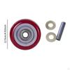 Caster Wheel Bearings Repair Plate Casters Polyurethane Swivel for Workbench