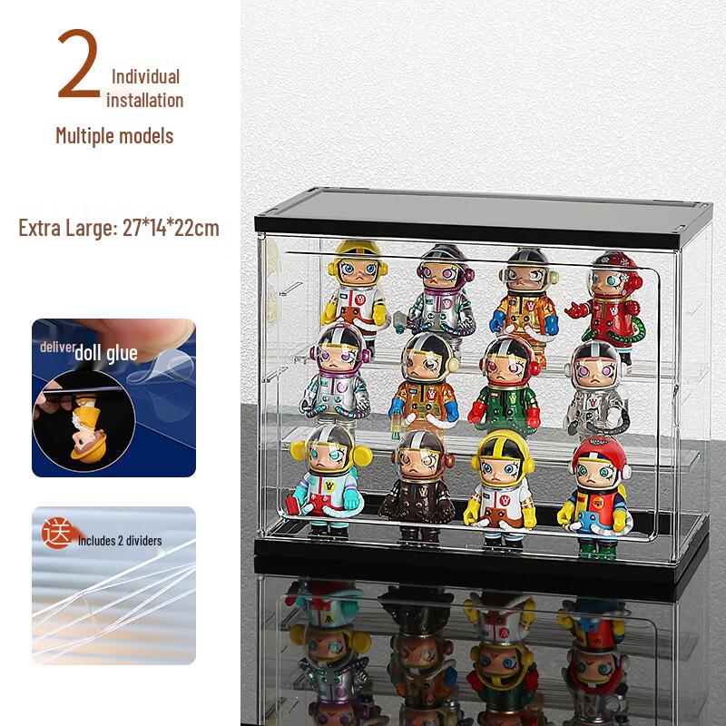 

Miflame Stackable Display Case for Collectibles