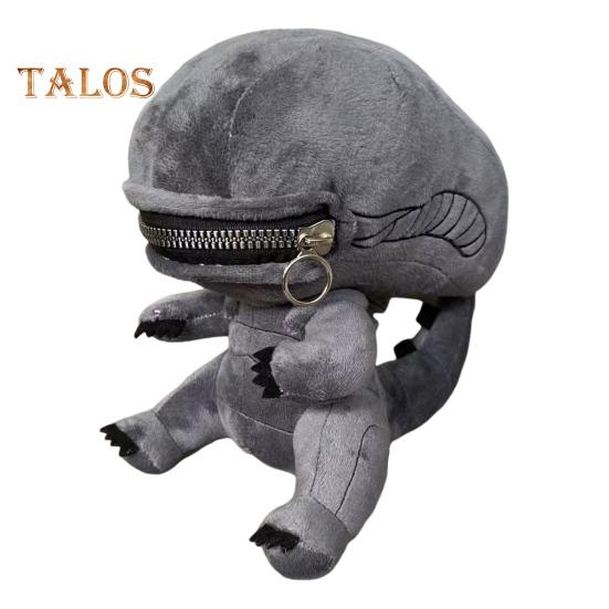 

Чучело инопланетянина, плюшевая кукла с застежкой-молнией и ртом, коллекция игрушек для детей, фанатов, 3D, мягкие плюшевые куклы, многофункциональные подарки для декора комнаты A