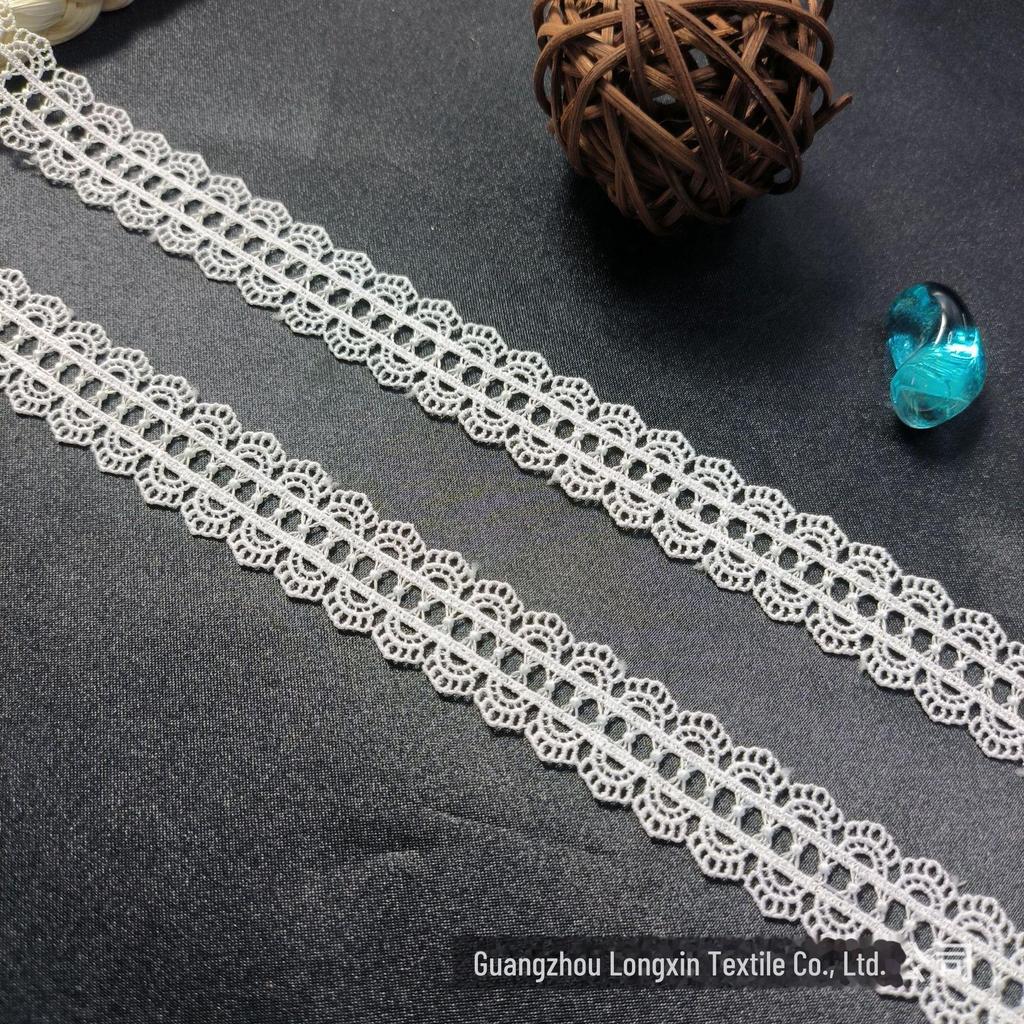 Dantelă de mătase din lapte solubilă în apă pentru broderie de perne, perdele și rochii de mireasă