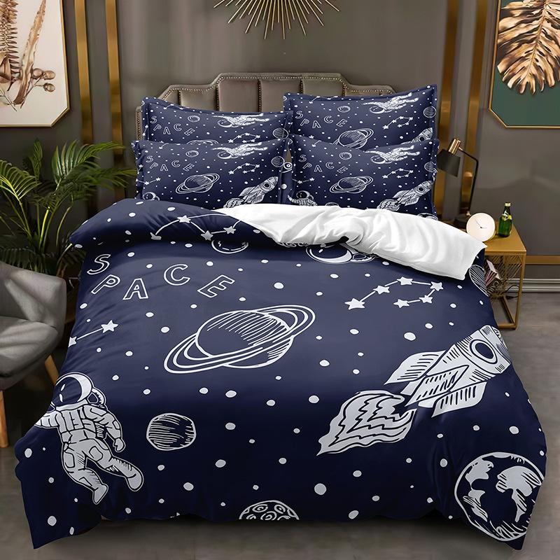 Fashion Technology Printing, 3D Digital Printing, Bedding, Duvet Covers, Pillowcases, Three-piece Sets