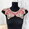 Embroidery Fringed Collar Elegant Detachable Collar Shawl Vintage Horseface Skirt Collar Costume Dressingup Accessories