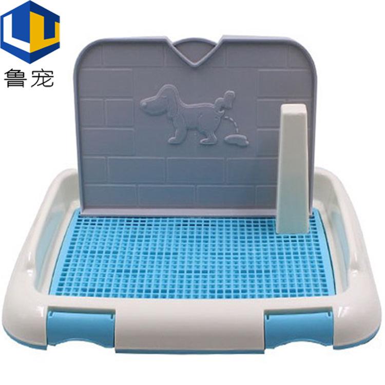 Dog Toilet with Wall Large Indoor Teddy Urinal Potty Fixed-point Urination Pet Toilet