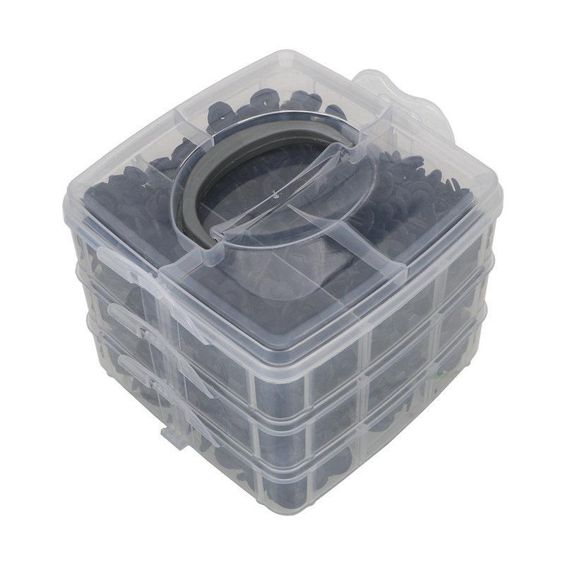 

620 шт./кор. Универсальный автомобильный крепежный зажим для бампера, заклепок, фиксатор для крыла, крепежный зажим для инструмента, смешанные аксессуары в коробке