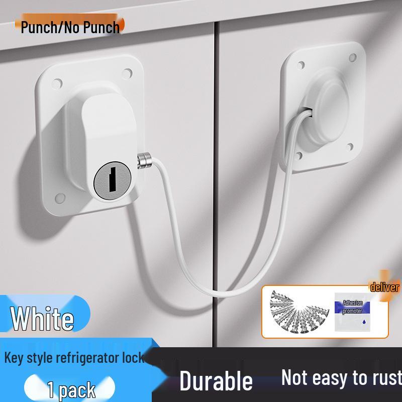 

Безударный кодовый замок для холодильников, ящиков, шкафов и раздвижных дверей - Защита от кражи и от детей.