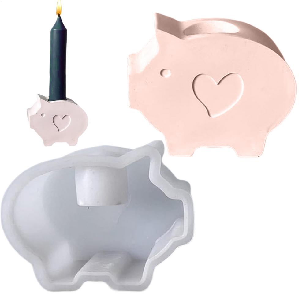 

Candlestick Holder Mold Concrete Art Craft Candle Bracket Silicone Mold for Home Room Wedding Dinner Table Decoration