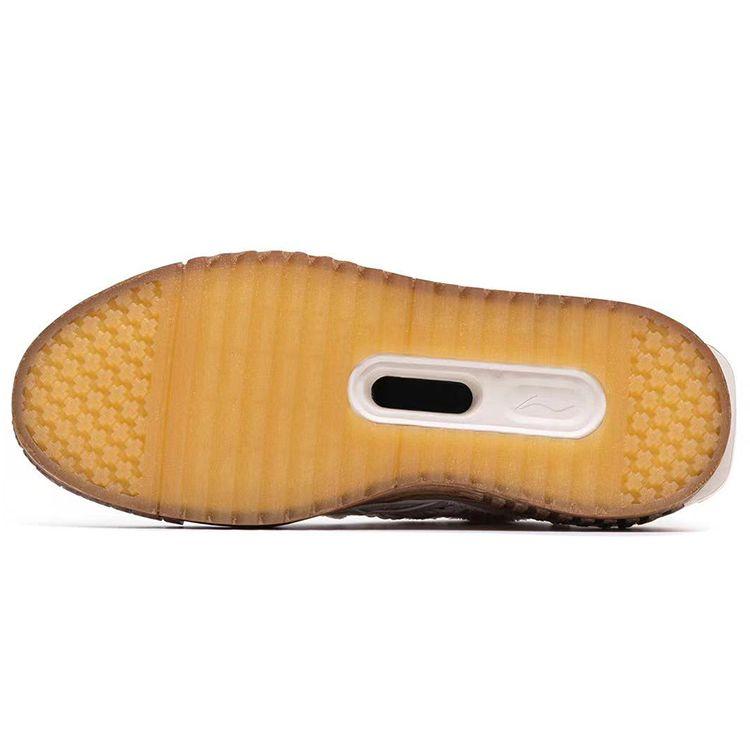Li Ning 001 Unblock DuPont Paper Sklisikker Lett Slitesterk Lavsko Skatesko Dame sneaker Eggeskallgrå AGCS222-1