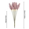 2PC Bundles Decorative Grain Ears Rustic Foam Real Touch Wheat Stalks Faux Home Decor Simulation Artificial Wedding 32cm