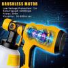 1000ML Cordless Electric Spray Gun for Dewalt 20V Li-ion Battery Paint Sprayer Auto Furniture Coating Airbrush (No Battery)