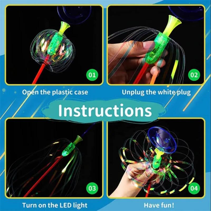 Regenbogen Wirbelstab, Magischer Party-Blasenstab, Drehen, Wirbeln, Wirbeln und Funkeln - Lustiges, fesselndes Partygeschenk