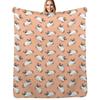 Ragdoll Cat Pattern Throw Blanket Multi Purpose Soft Warm Blanket for Home Travel