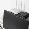 Living Art Tv Monitor Screen Monitor Riser Monitor Organiser Screen Top Shlef Black Plastics Screen Caddy Shelf Organiser Rack