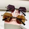 Geometric Polygon Sunglasses For Men With Uv400 Protection Stylish Outdoor Fashion Accessory