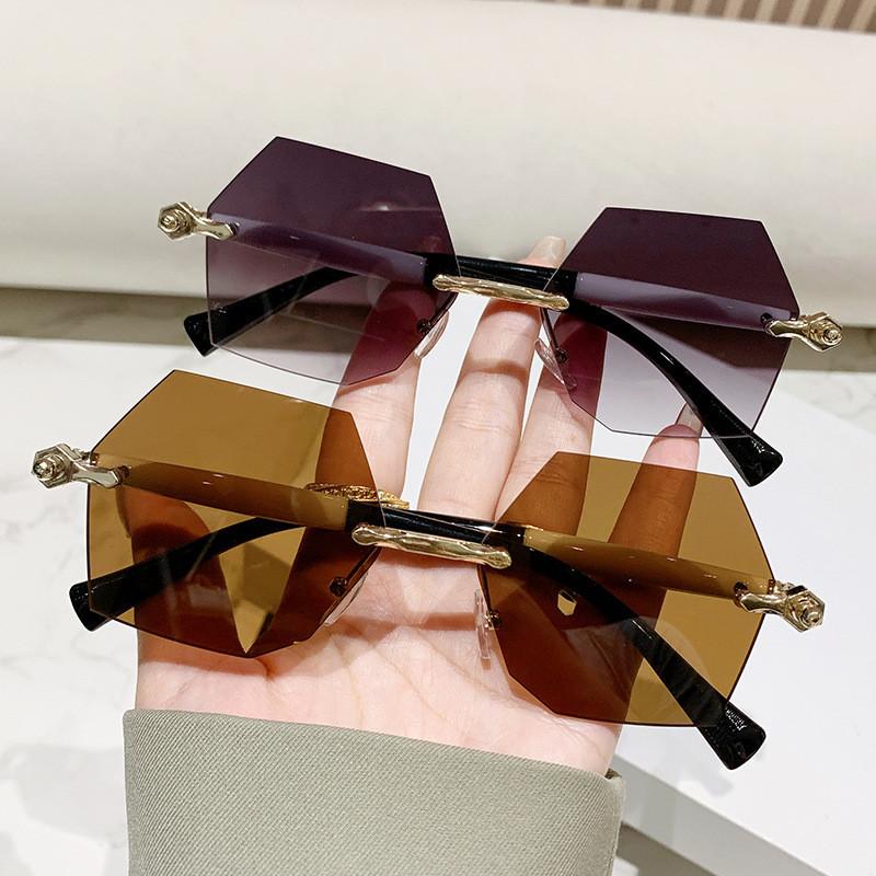 Geometric Polygon Sunglasses For Men With Uv400 Protection Stylish Outdoor Fashion Accessory