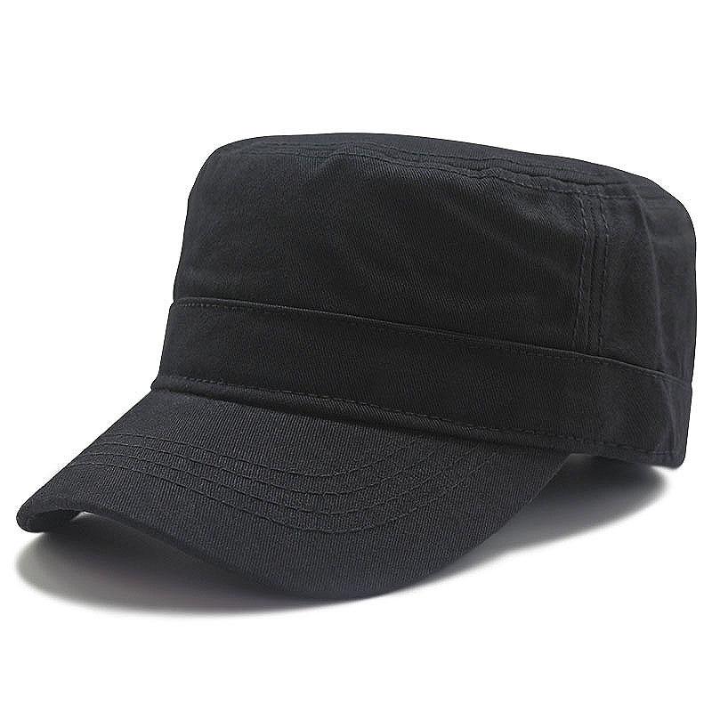 Large Size Flat Top Hat Men's Hat Big Head Circumference Four Seasons Pure Cotton Cloth Duck Tongue Baseball Cap Casual