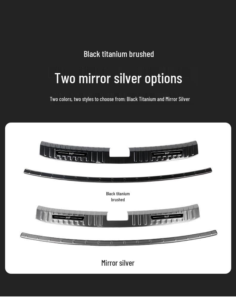 Xiaomi SU7 Rear Bumper Anti-Scratch Wear-Resistant Trunk Threshold Strip