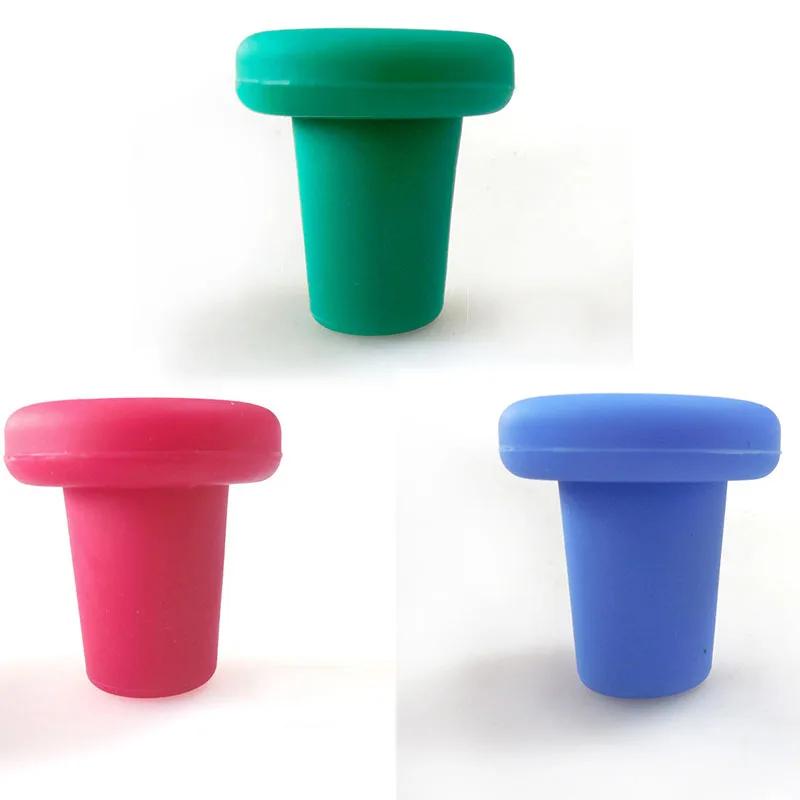 1/2/3/4pcs Silicone wine stopper cup cap bottle cap wine stopper seal leakproof wine bottle preservation cap home bar tools