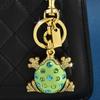 Frosk Nøkkelring Diamant Frosk Nøkkelring Veske Anheng Nøkkelring Ryggsekk Dekorasjon Tilbehør Gaver Kvinner Menn Bil Nøkkelkjeder