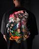 Oversized Vintage Mens Tshirt Demon Slayer Anime Women Short Sleeve Graphic Tee Streetwear Casual Top Summer Trendy Y2k Clothes