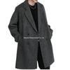 Men's Mid-Length Double-Sided Wool Coat: New Stylish Thickened Korean Winter Design