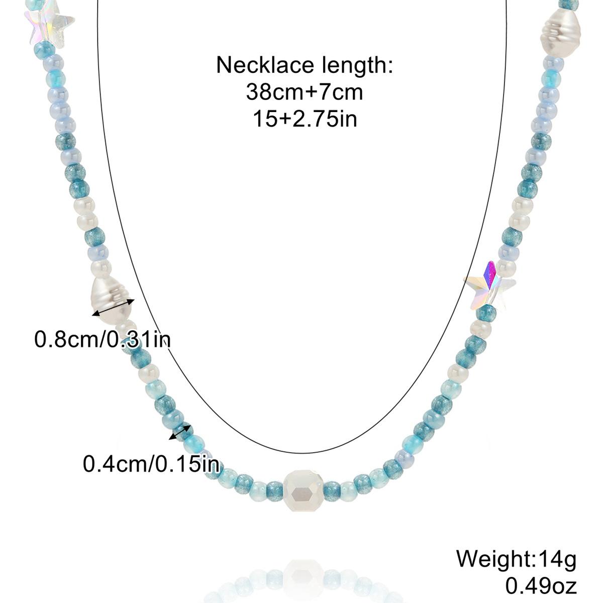 

Ожерелье для женщин Ins Красочные ожерелья из бисера Женское Сотни Ощущение высокого класса Не теряет цвет Пчела Ручной работы Ожерелье из бисера