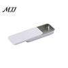Push Pull Sliding Cover Box Tin Storage Container with Cover, Durable Metal Small Portable Container, Moisture-proof for Candy And Herbs Items