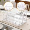 Sugar Dispenser, Transparent Storage Box, Condiment Holder for Home.