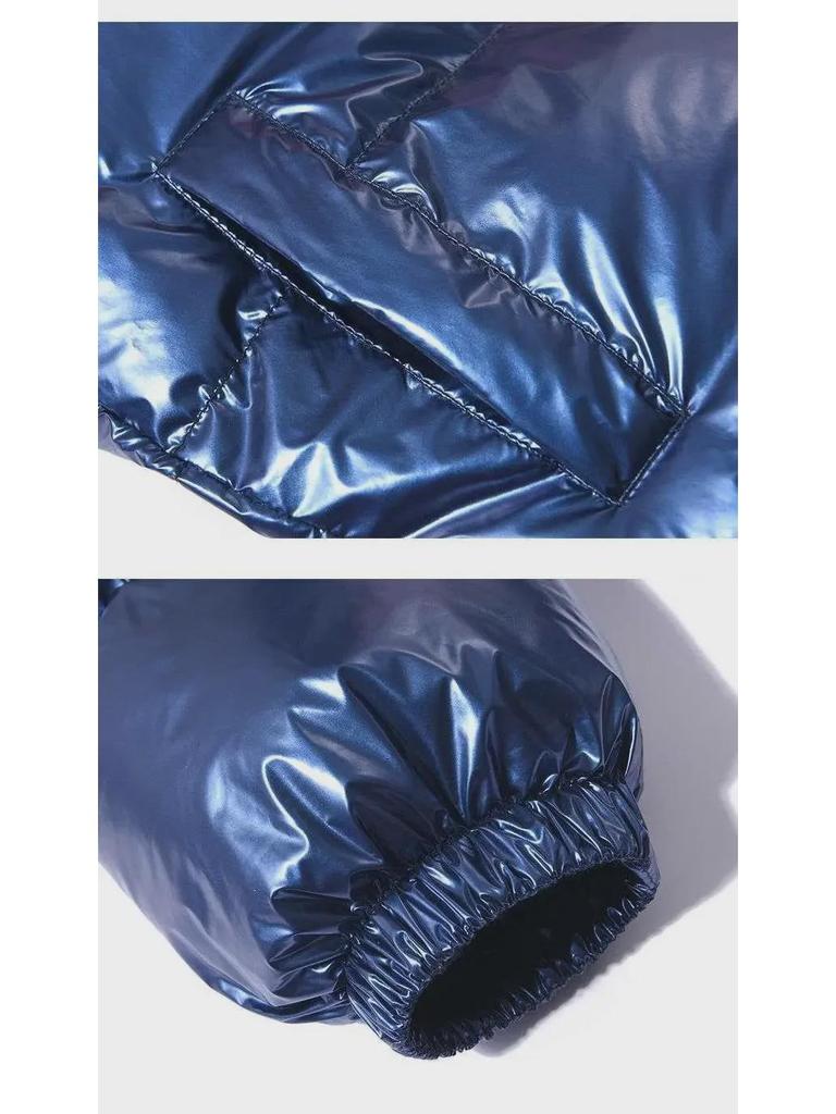 Herren 2021 Reflektierende Samt Winter Baumwolljacke - Trendig, Dick und Übergröße