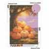 5D Diamond Art Painting Kit Autumn Pumpkin Scene Full Drill Rhinestone Canvas Creative Craft for Home Decoration