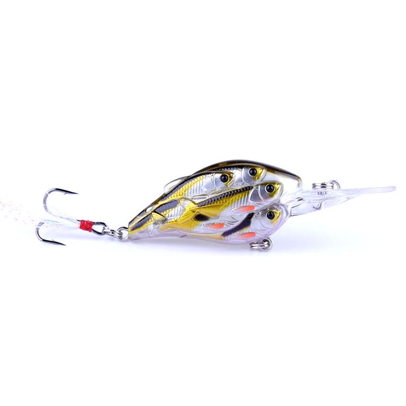 

1 шт. HENGJIA Crankbait приманка для плавания 8 рыб пластиковый бионический воблер рыболовные снасти