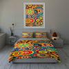 Colorful Mandala Wheels Bedding Duvet Cover Sets Duvet Covers Pillowcases Gifts (1 * Duvet Cover 2 * Pillowcases, Without Duvet Insert)