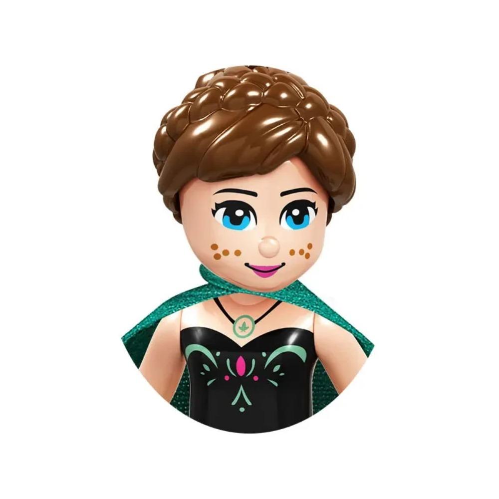 Παραμύθια Πριγκίπισσα Κορίτσι Καλλονή και το Τέρας Σταχτοπούτα Άννα Ολίβια Frozen Μοντέλο Χαρακτήρας Κτίσιμο Μπλοκ Παιδικά Παιχνίδια Δώρα