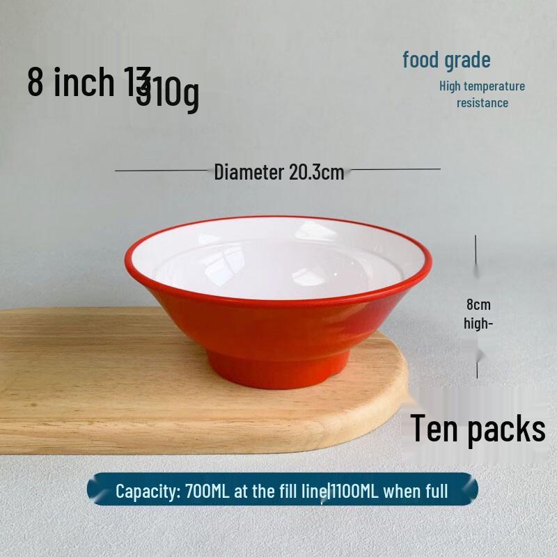 Maidekai A5 Melamine High-Temperature Ramen Bowl 8-inch
