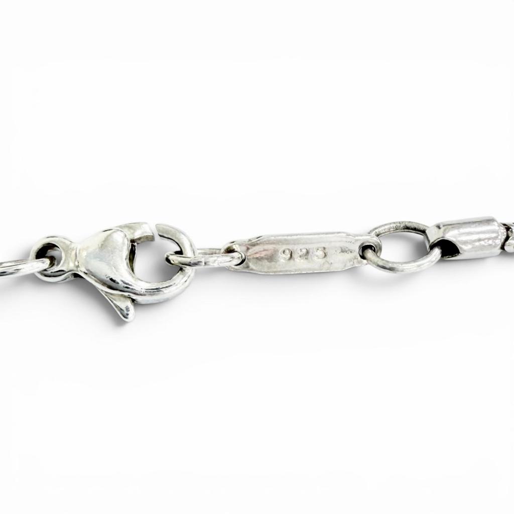 Great TIFFANY&Co. Necklace Oval Locket Pendant Necklace (Rare) Silver 925 Women Used